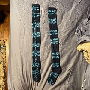 Iron Yokai Rope Shibari Thigh High Socks